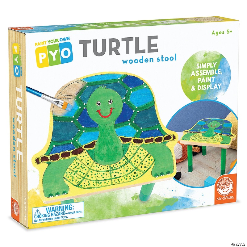 PYO Turtle Wooden Stool