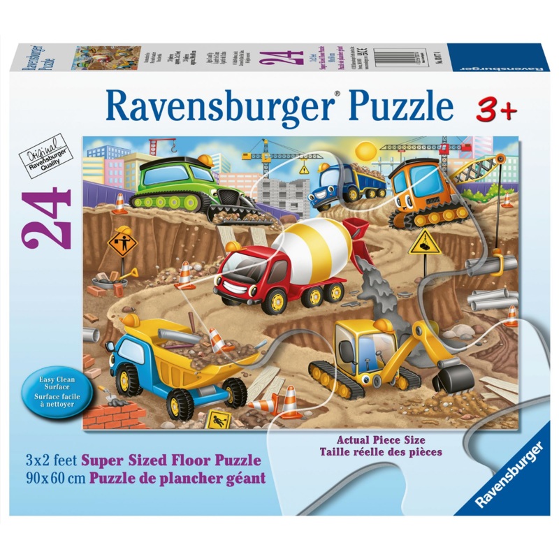 Construction Fun 24 pc Floor Puzzle