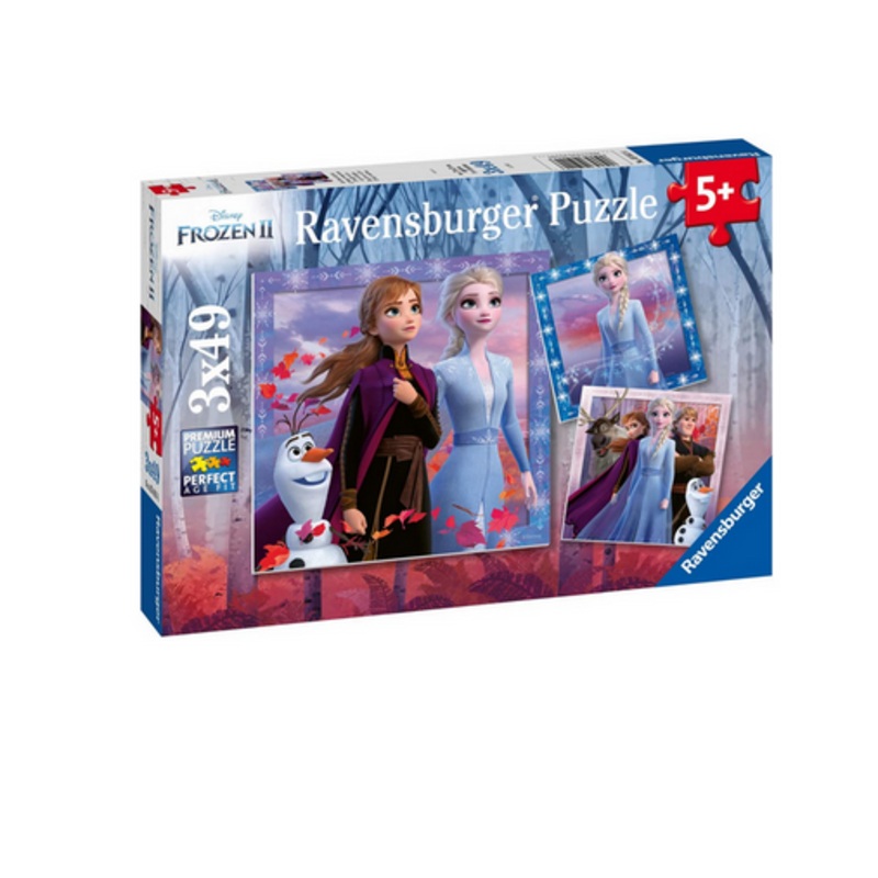 Frozen 2: The Journey Starts 3 x 49 pc Puzzle