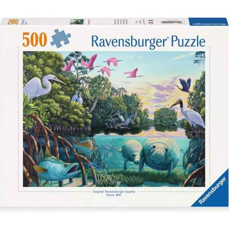 Manatee Moments 500 Pc Puzzle