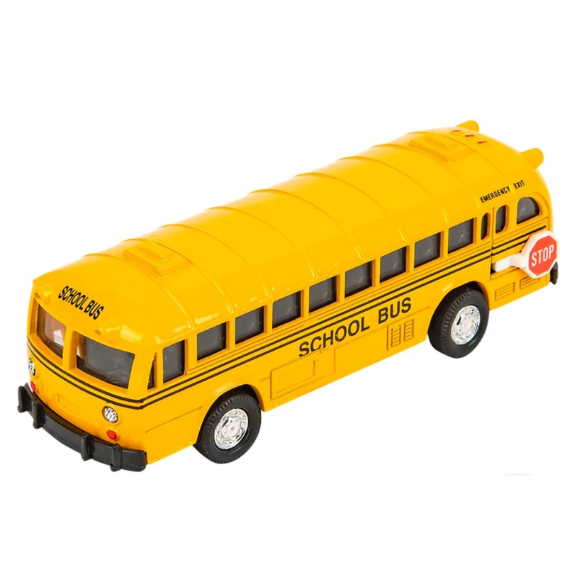 Die-Cast Pull Back School Bus