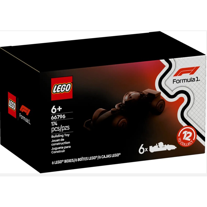 F1 Collectible Race Cars 6 Pack