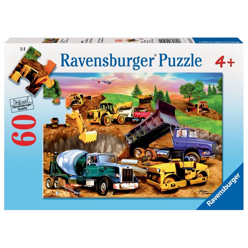 Construction Crowd 60 pc Puzzle