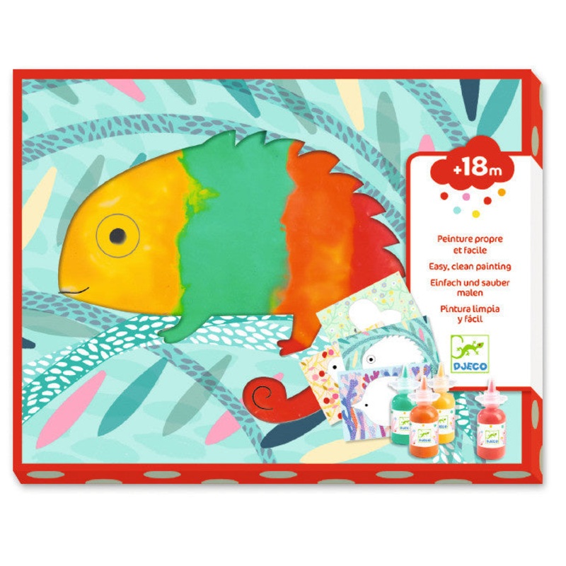 Petite Barbouille Mess-Free First Finger Painting Kit