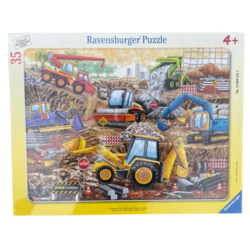 Working Hard 35 Pc Frame Puzzle