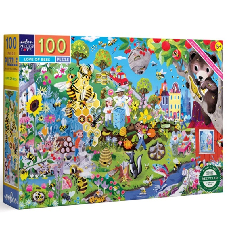Love of Bees 100 Pc Puzzle