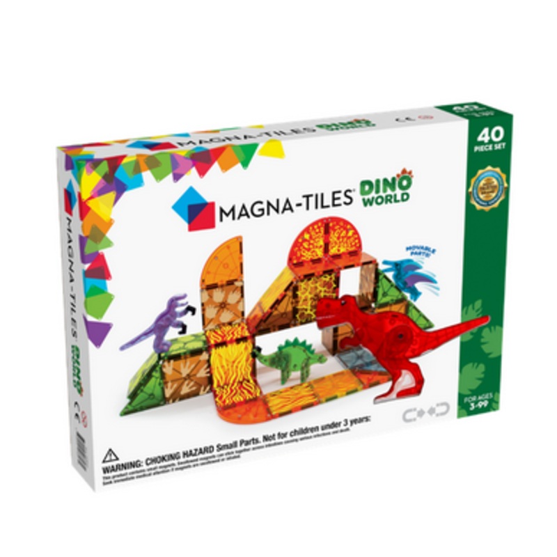Magna-Tiles Dino World 40 Pc Set