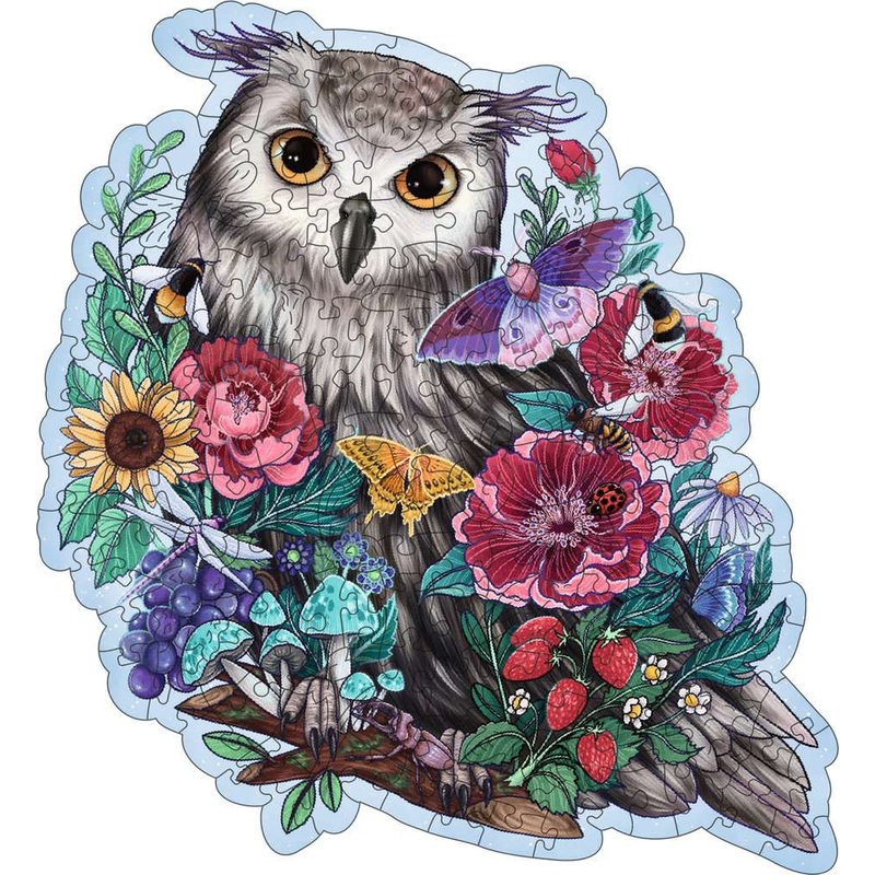 Mysterious Owl Wooden 150 pc Shape Puzzle