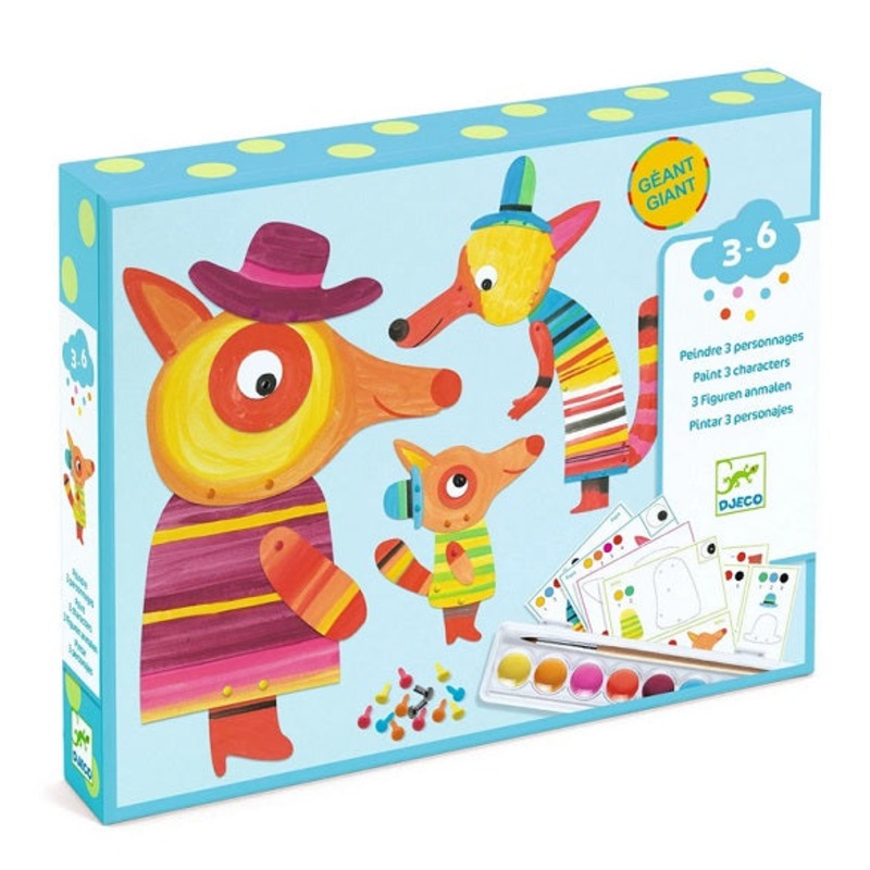 The Fox Family Painting Kit
