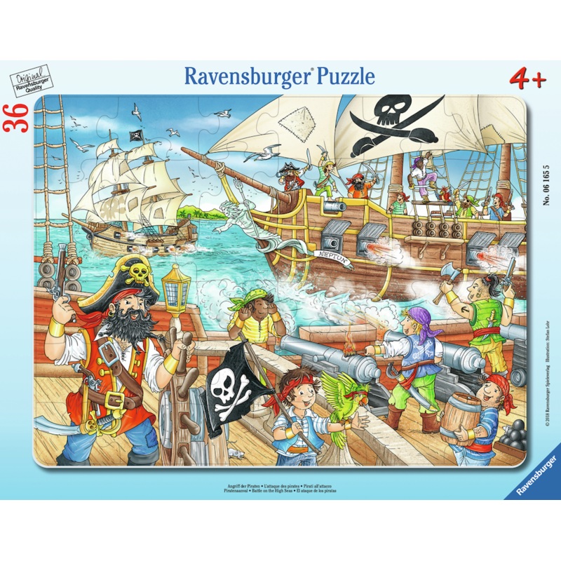 Battle on the High Seas 36 Pc Frame Puzzle