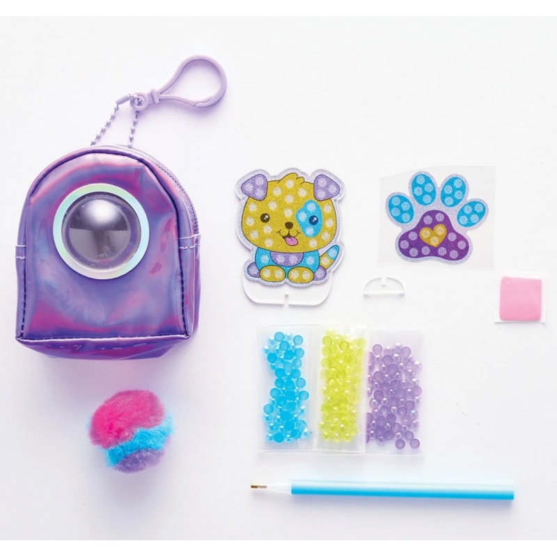 Bubble Gems Key Chain Puppy Dog
