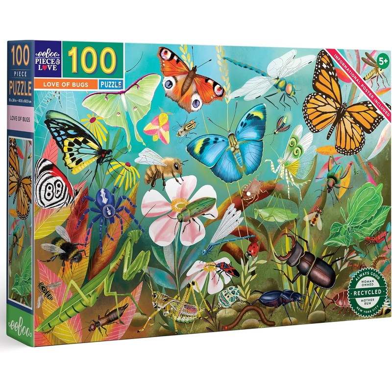 Love of Bugs 100 Pc Puzzle