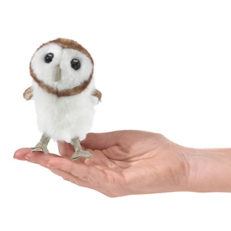 Mini Barn Owl Finger Puppet