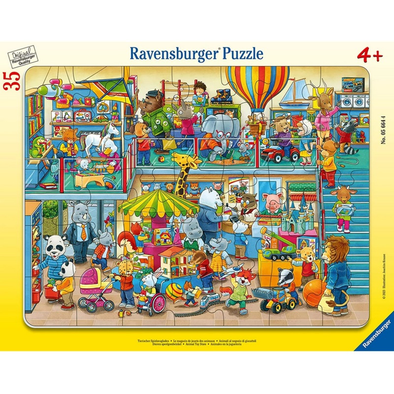 Animal Toy Store 35 Pc Frame Puzzle