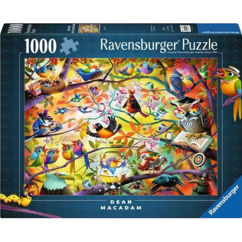 Busy Birdies 1000 Pc Puzzle