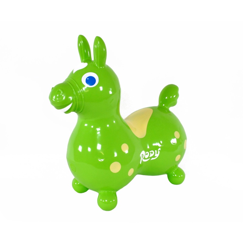Lime Green Rody Horse with Pump