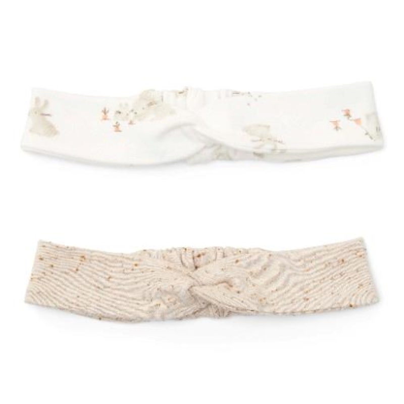2-pack haarbanden – Zand – Newborn Naturals – Baby Bunny