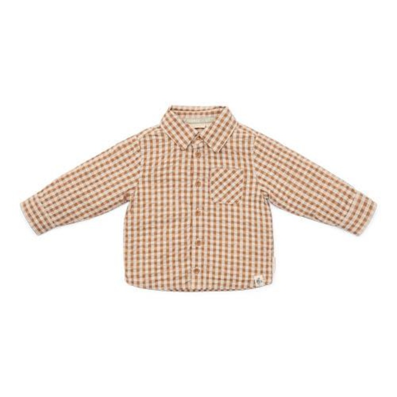 Blouse – Jongens – Bruin – Little Farm
