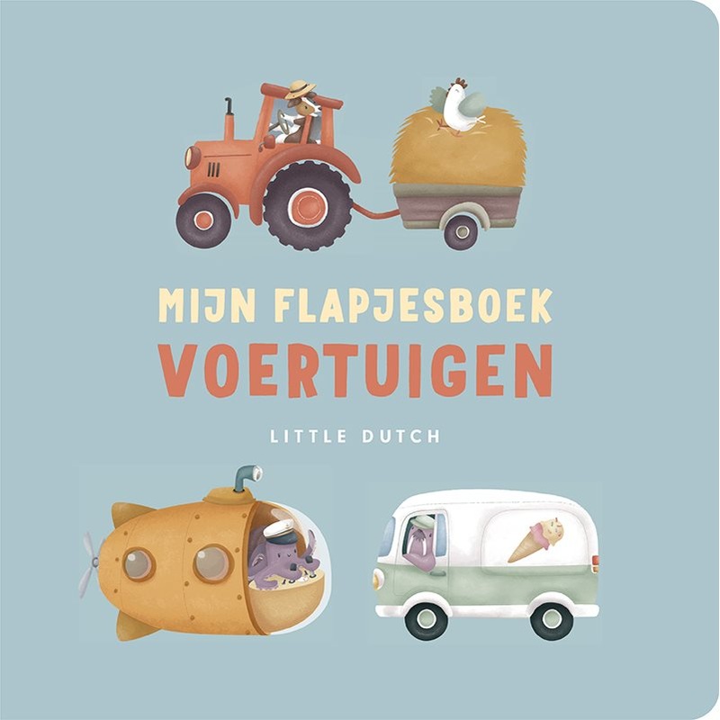 Kinderboek Mijn Flapjesboek  voertuigen