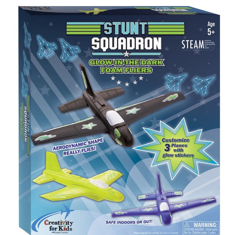 Stunt Squadron Glow in the Dark Foam Fliers
