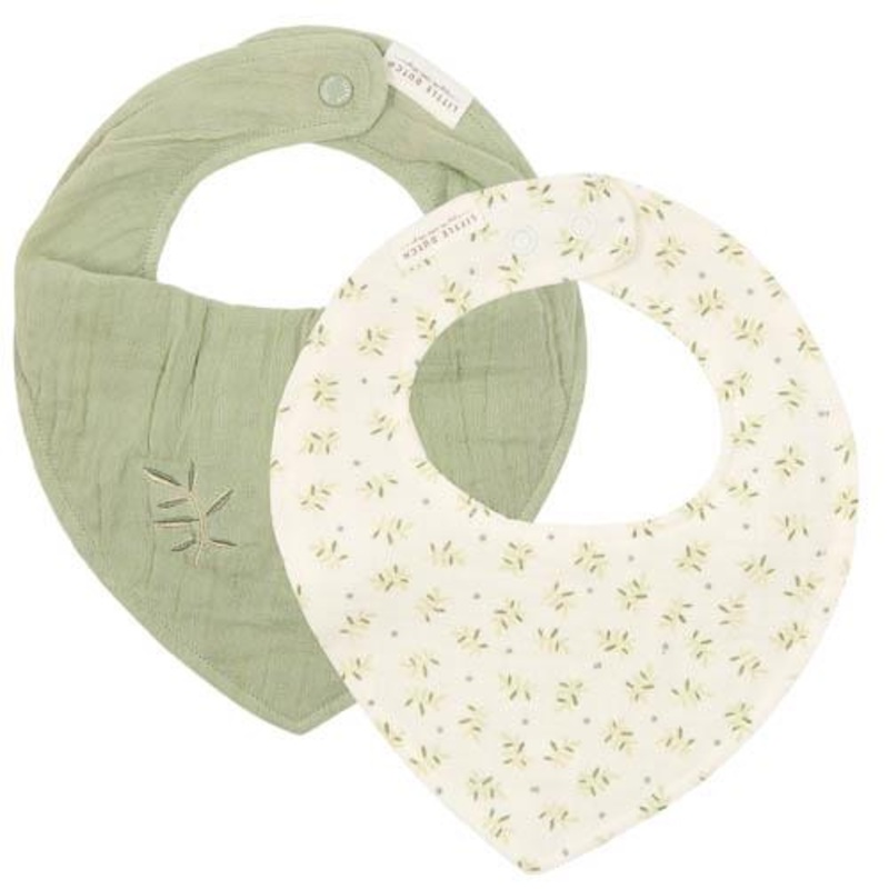 2-pack Bandana slab – Groen – Essentials – Blueberry Leaves