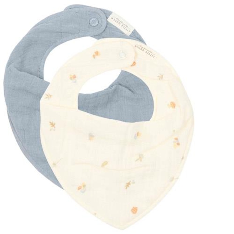 2-pack Bandana slab – Wit – Forest Friends – Forest Treasures