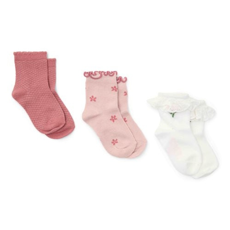 3-pack hoge sokken – Meerkleurig – Fairy Garden