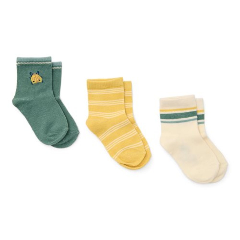 3-pack lage sokken – Meerkleurig – Forest Friends