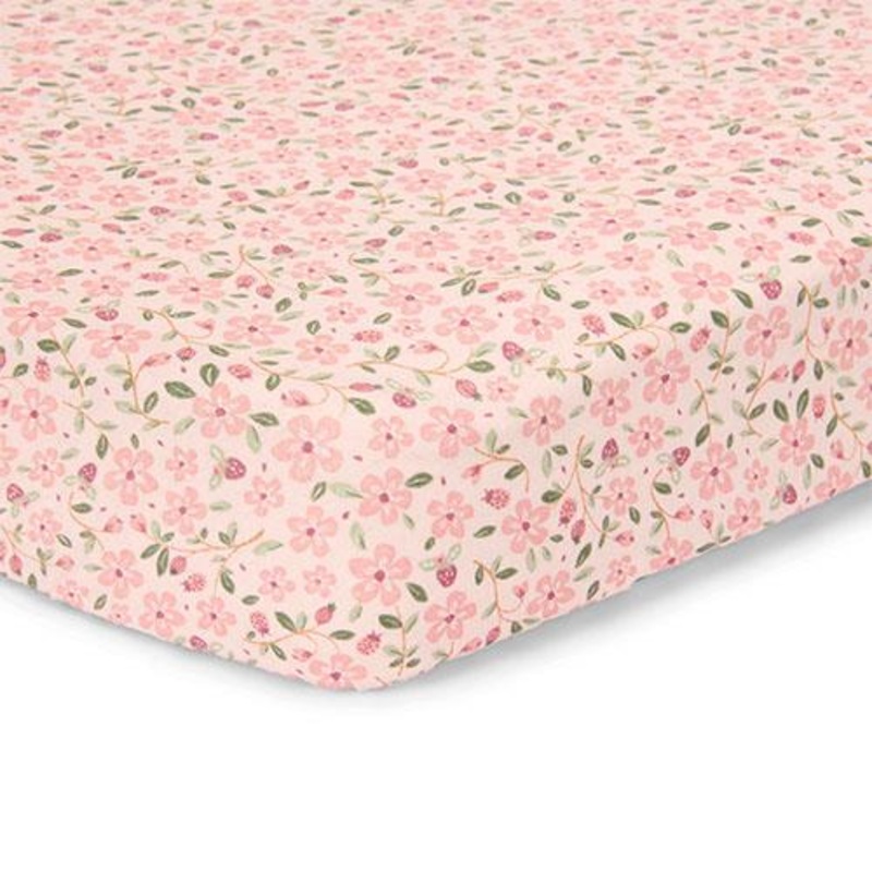 Junior hoeslaken – Roze – Maat Junior – Fairy Garden – Fairy Floral