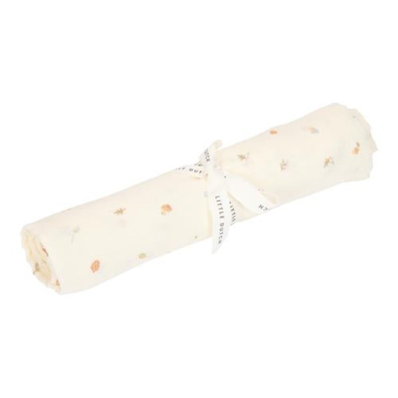 Swaddle – Wit – Maat 120 cm – Forest Friends – Forest Treasures