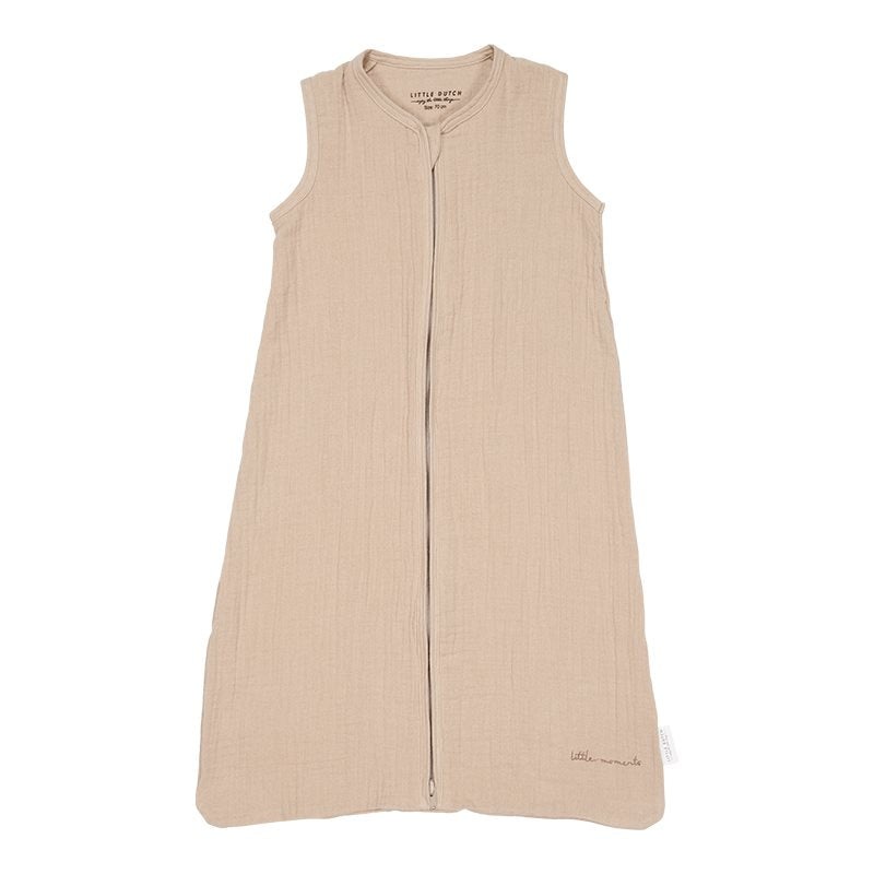 Slaapzak zomer hydrofiel 70 cm Beige