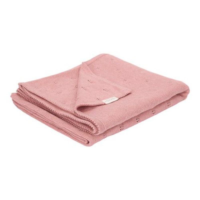 Ledikantdeken – Roze – Essentials