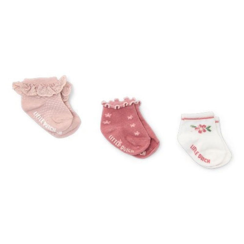 3-pack lage sokken – Meerkleurig – Fairy Garden
