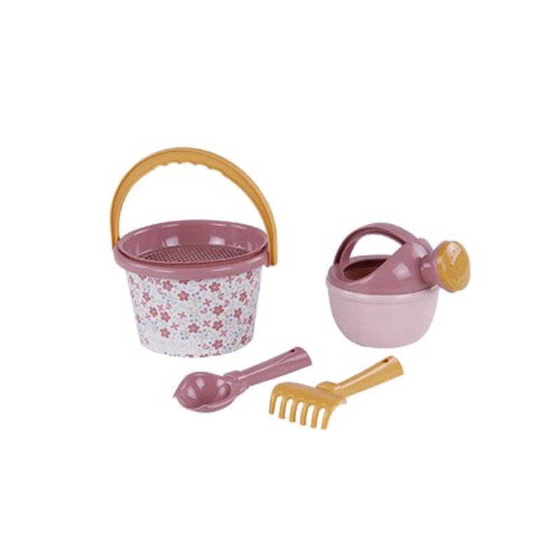 Strandset Pink Flowers set van 5