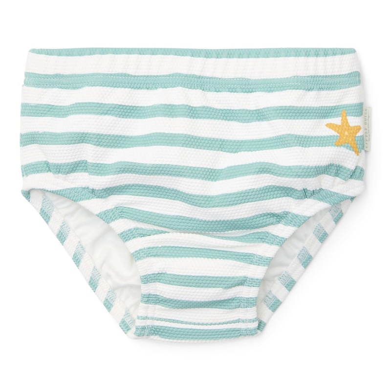 Zwemluier – Groen – Seashells and Stripes