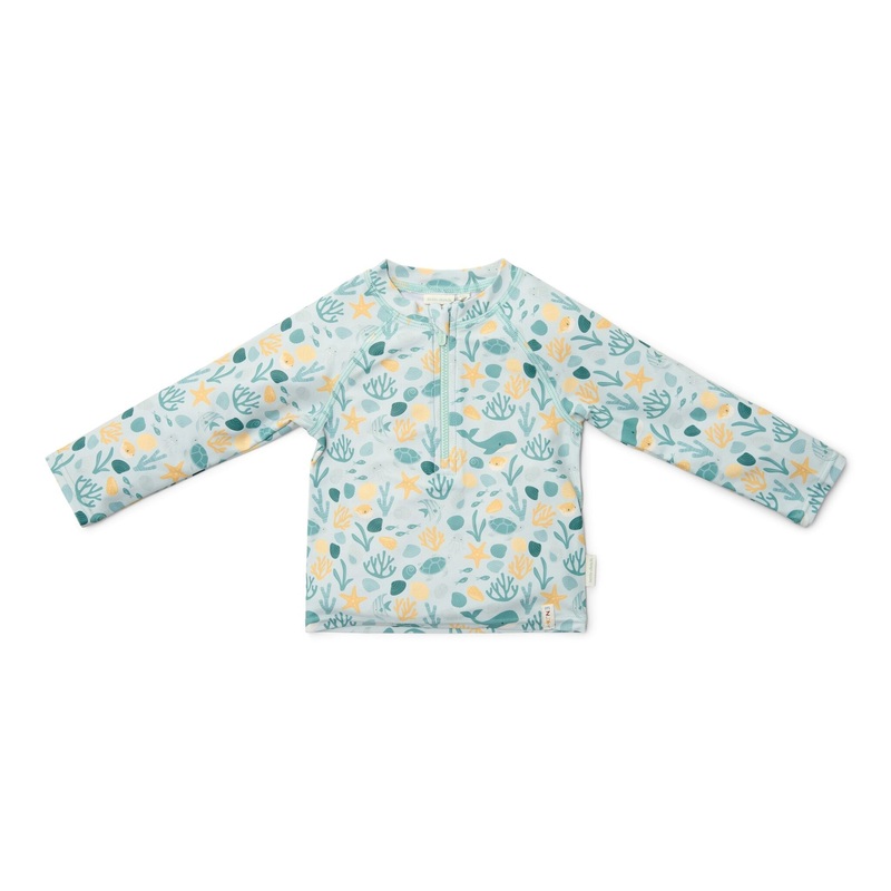 Zwemshirt lange mouw – Meerkleurig – Seashells and Stripes