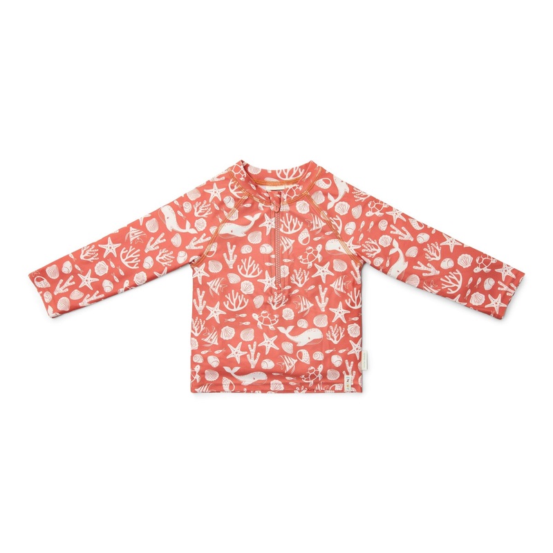 Zwemshirt lange mouw – Rood – Sea Life