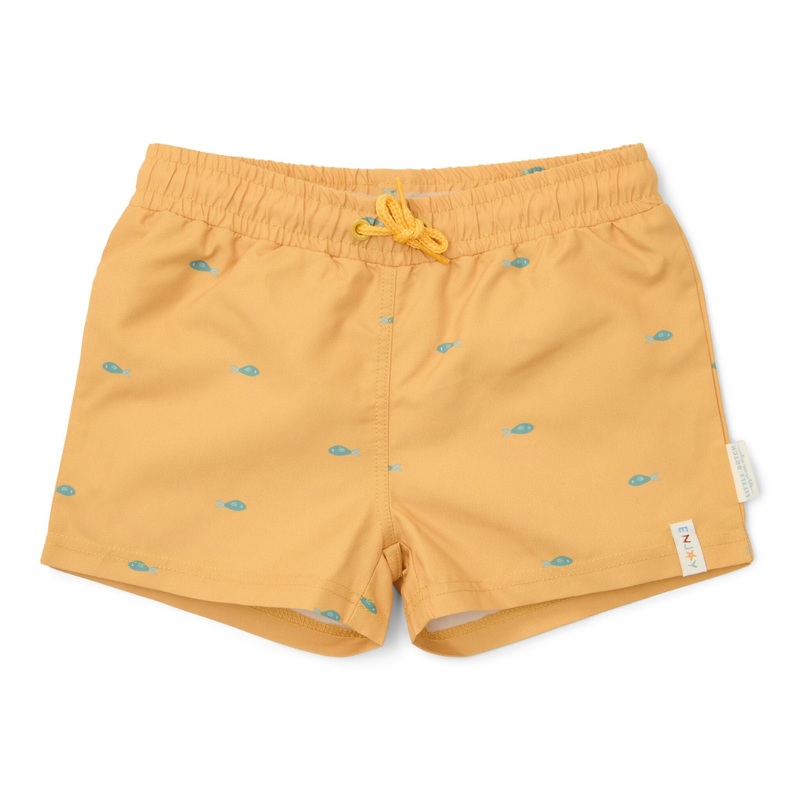 Zwemshort – Geel – Seashells and Stripes