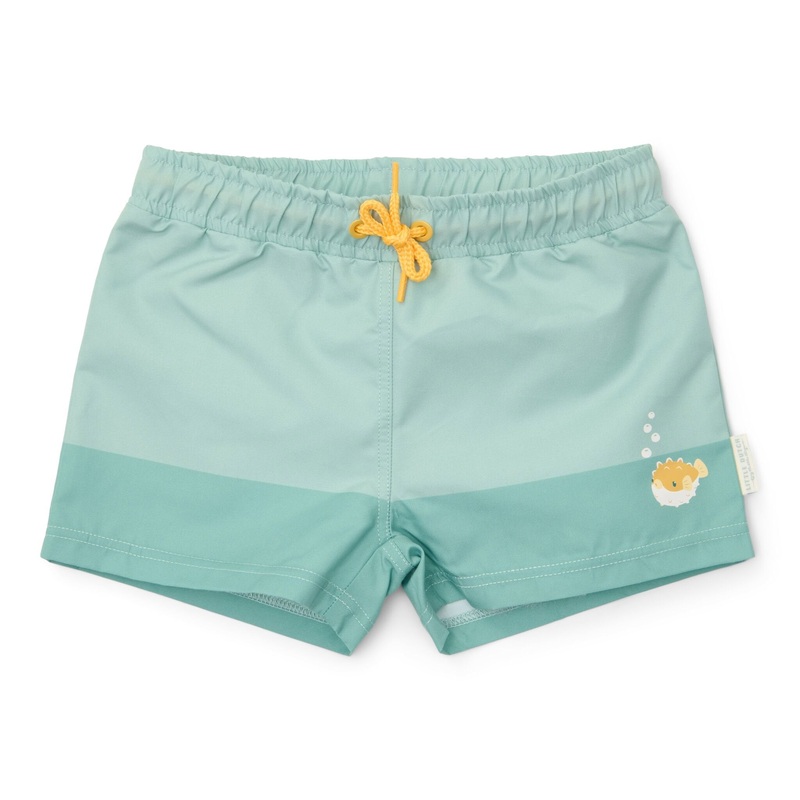 Zwemshort – Groen – Seashells and Stripes