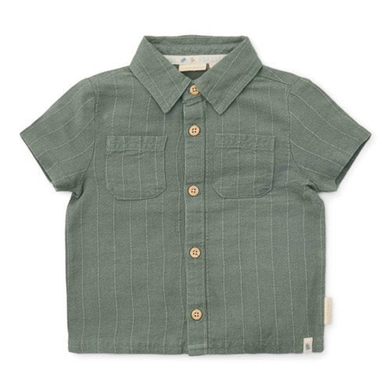 Blouse korte mouw – Groen – Forest Friends