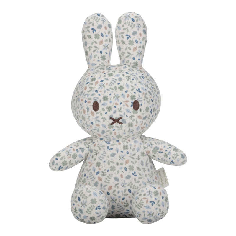 Nijntje knuffel all-over print 30 cm – Blauw – Lucky Leaves