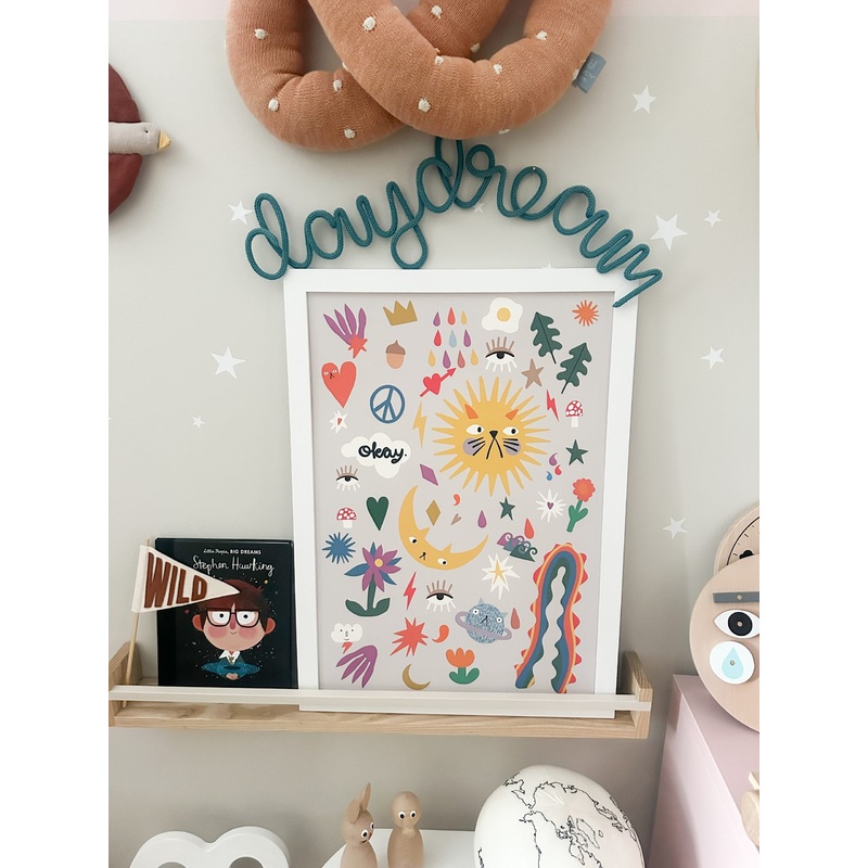 All Kinds of Wonderful Print  Kids Wall Print
