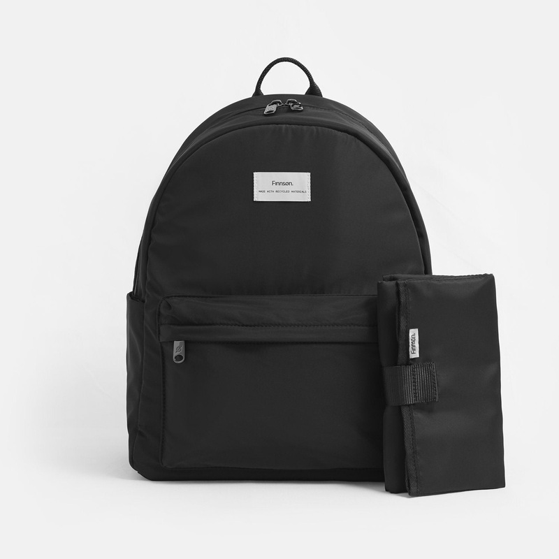 ANA Eco Changing Backpack With Changing Mat – Black