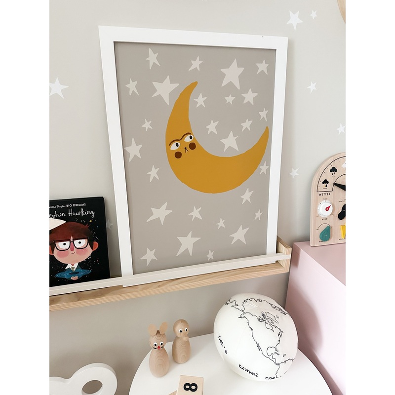 The Moon – Kids Wall Art Print