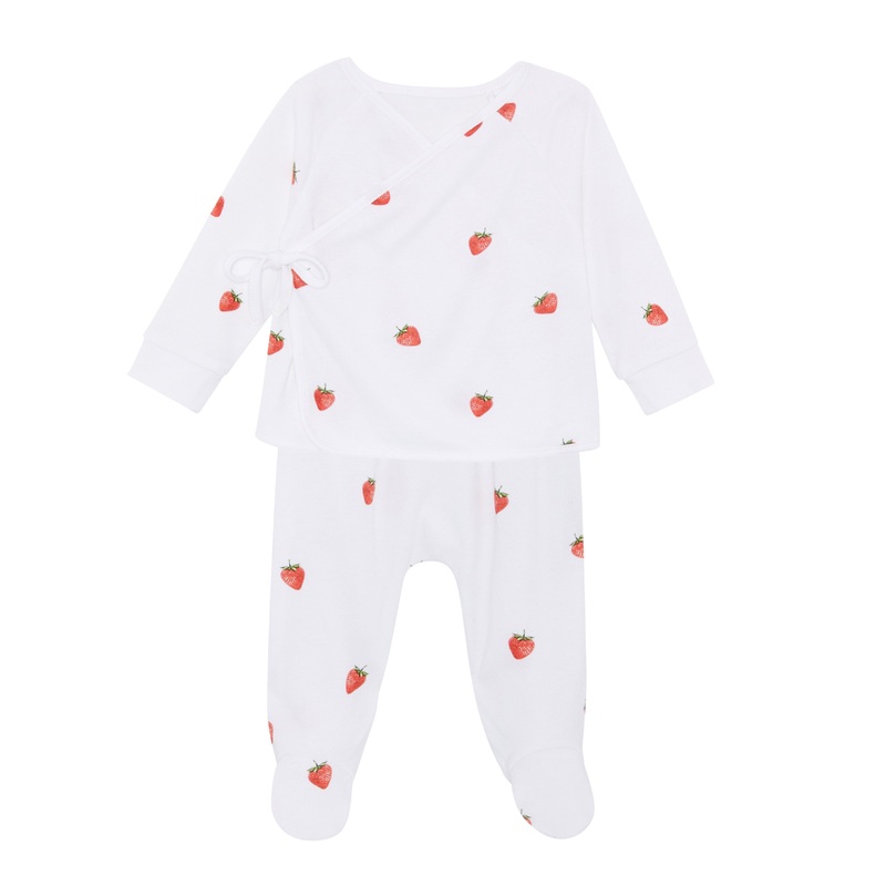 Wrap-Over 2 Piece Set – Strawberry