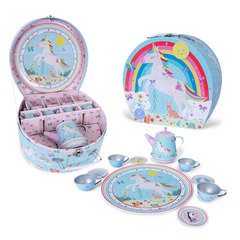 11 Piece Musical Tea Set – Rainbow Fairy