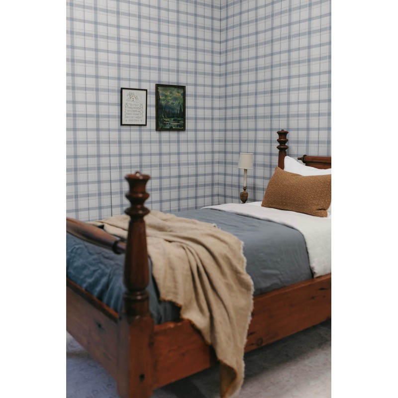 Woven Gingham Wallpaper