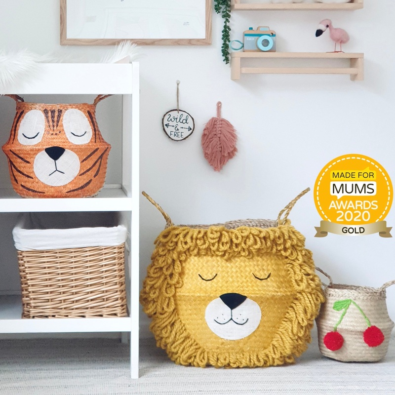 Yellow Lion Basket – Extra Large
