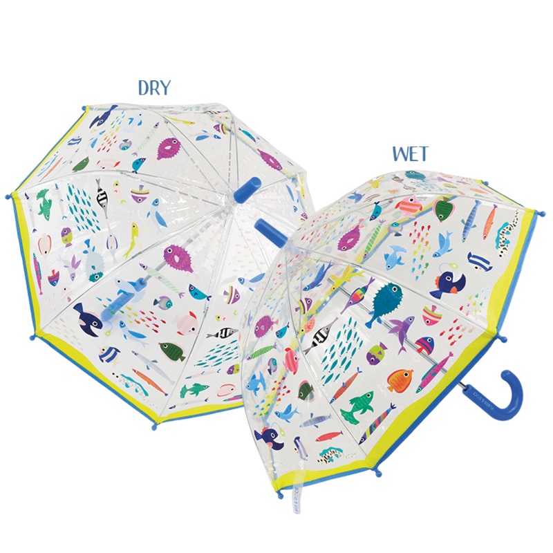Colour Changing Umbrella – Ocean (Clear)
