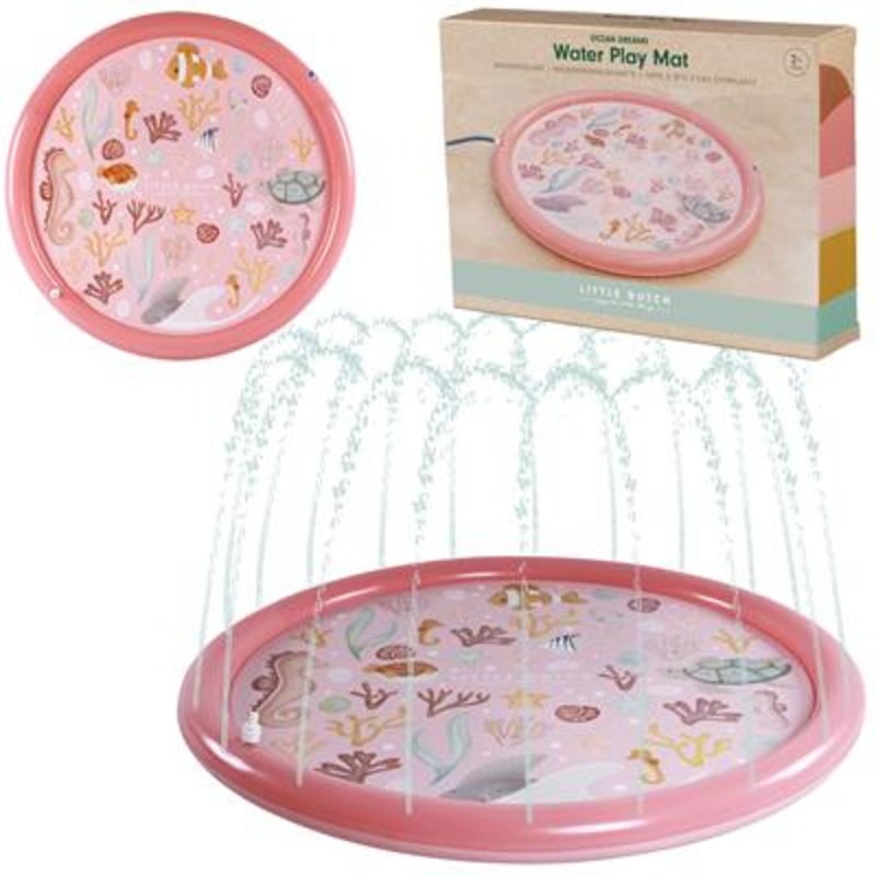 Little Dutch – Sprinkler Mat – Ocean Dreams Pink